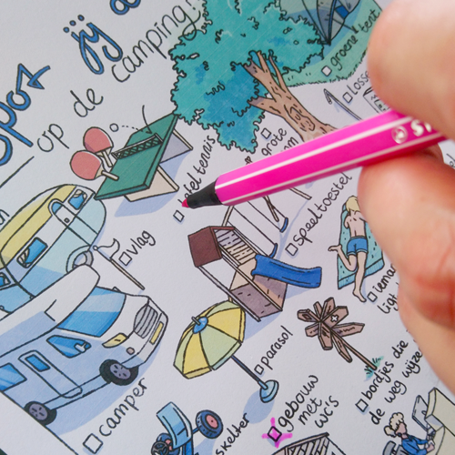 Spot jij deze op de camping? - speurtocht printable